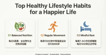 top healthy lifestyle habits for a happier life
